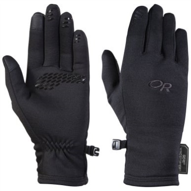アウトドア レディース バックストップ Gore-tex® Infinium™ センサー グローブ ブラック