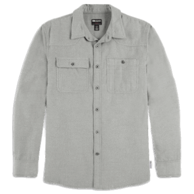 アウトドア メンズ フィードバック フランネルシャツ ピューター