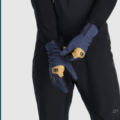 アウトドア メンズ ストームトラッカー ゴアテックス® インフィニウム™ センサー グローブ ネイビー ブルー