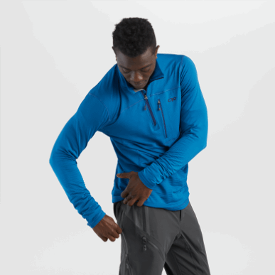 アウトドア メンズ スカイワード II アセントシェル パンツ ブラック