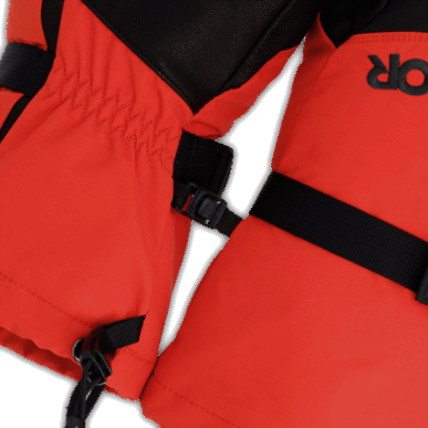 アウトドア メンズ ハイキャンプ 3フィンガー グローブ クランベリー