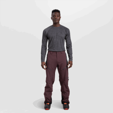 アウトドア メンズ スカイワード II アセントシェル パンツ エルク