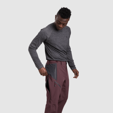 アウトドア メンズ スカイワード II アセントシェル パンツ エルク