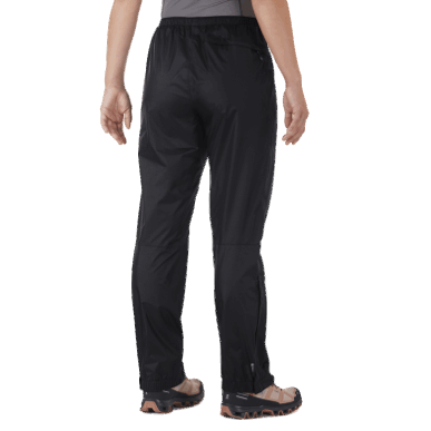 アウトドア レディース ヘリウム レイン パンツ ブラック