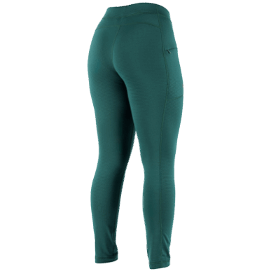 屋外の女性の活力ボトムス黒