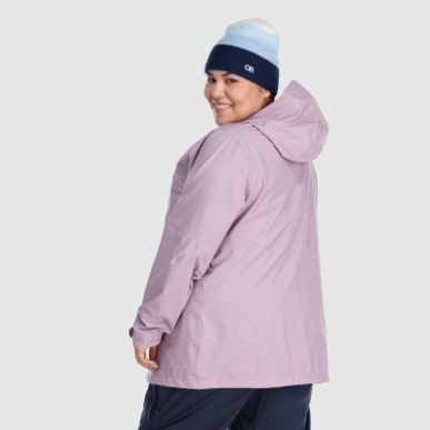 アウトドア レディース カーバイド ジャケット プラス ブラック