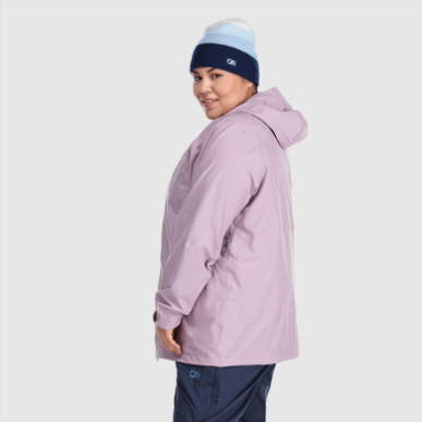 アウトドア レディース カーバイド ジャケット プラス ブラック