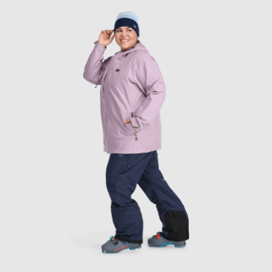 アウトドア レディース カーバイド ジャケット プラス ブラック