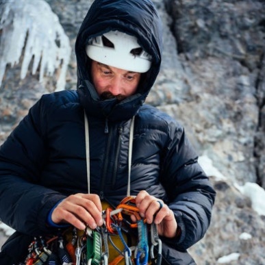 アウトドア メンズ スーパー アルパイン ダウン パーカー ブラック