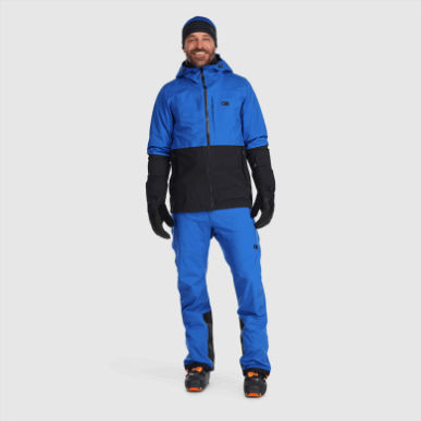 アウトドア メンズ カーバイド ジャケット クラシック ブルー/ブラック