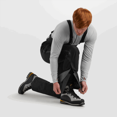 アウトドア メンズ アークエンジェル ゴアテックス® ビブ ブラック