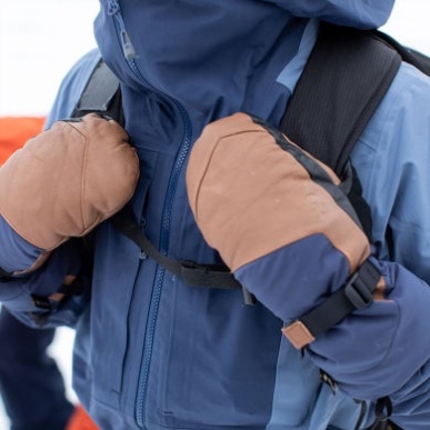 屋外カーバイド センサー ミット ネイバル ブルー/サドル