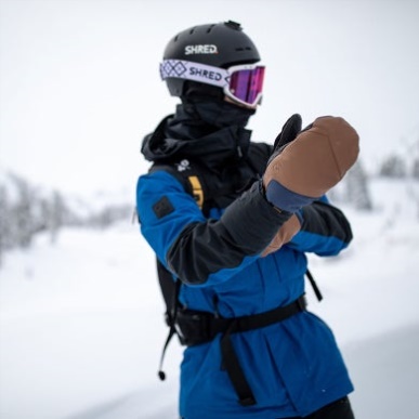 屋外カーバイド センサー ミット ネイバル ブルー/サドル