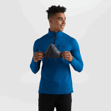 アウトドア メンズ ヘリウム レイン ジャケット ブラック