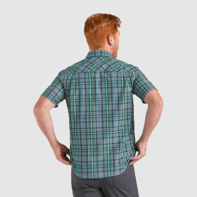 アウトドア メンズ シーパイン S/s シャツ ニンバス