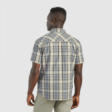 アウトドア メンズ シーパイン S/s シャツ サンド