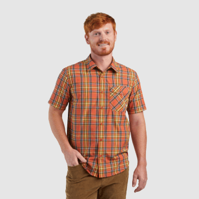 アウトドア メンズ シーパイン S/s シャツ モアブ