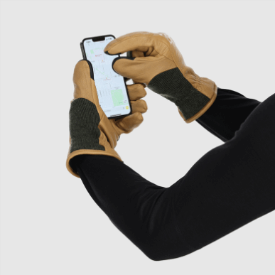 アウトドア メリノ ワーク グローブ ナチュラル/ローデン