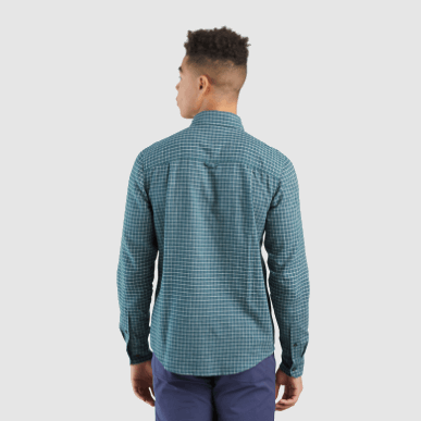 アウトドア メンズ アイアンホース L/S シャツ ツリーライン チェック