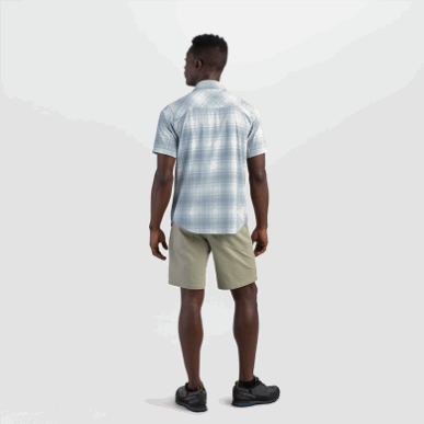 アウトドア メンズ エクイノックス ショーツ - 10 インチ フリント