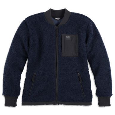 アウトドア レディース ジュノー シェルパ フリース ジャケット ネイバル ブルー