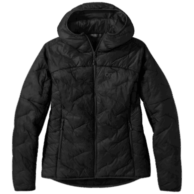 アウトドア レディース スーパーストランド LT パーカー ブラック