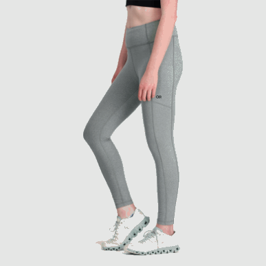 屋外の女性のメロディー 7/8 レギンス ライト ピューター ヘザー