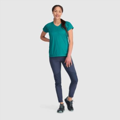 アウトドア レディース エコー Tシャツ ディープレイク