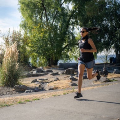 アウトドア レディース エコー タンク ブラック