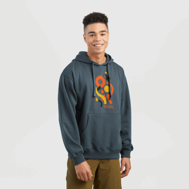 アウトドア シェイプ スケープ パーカー ネイバル ブルー