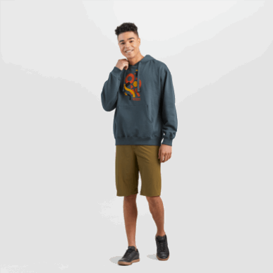 アウトドア シェイプ スケープ パーカー ネイバル ブルー