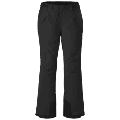 アウトドア レディース スノークルー パンツプラス ブラック