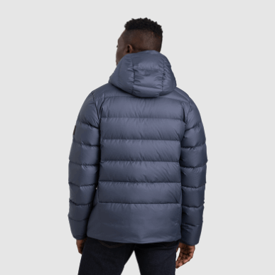 アウトドア メンズ コールドフロント ダウン パーカー ネイバル ブルー