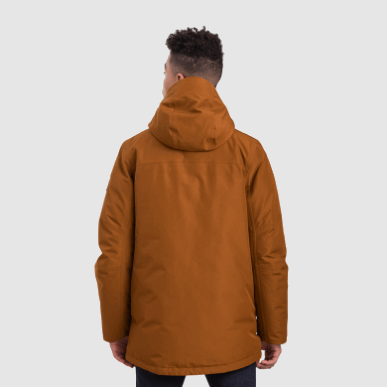 アウトドア メンズ ストームクラフト ダウン パーカ サドル