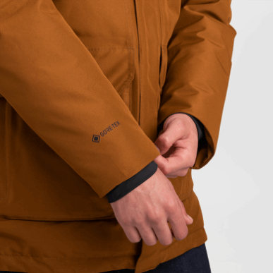 アウトドア メンズ ストームクラフト ダウン パーカ サドル