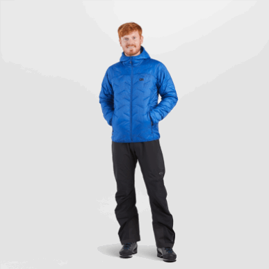 アウトドア メンズ スーパーストランド LT パーカー クラシック ブルー