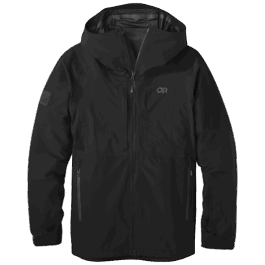 アウトドア メンズ スカイツアー アセントシェル ジャケット ブラック