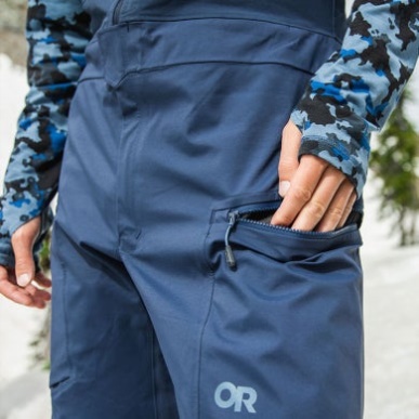 アウトドア メンズ スカイツアー アセントシェル ビブ ネイバル ブルー