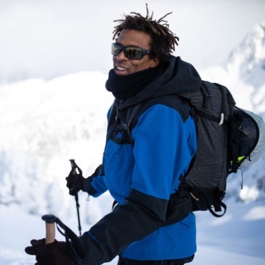 アウトドア メンズ クルシャン ストーム ジャケット クラシック ブルー/ブラック