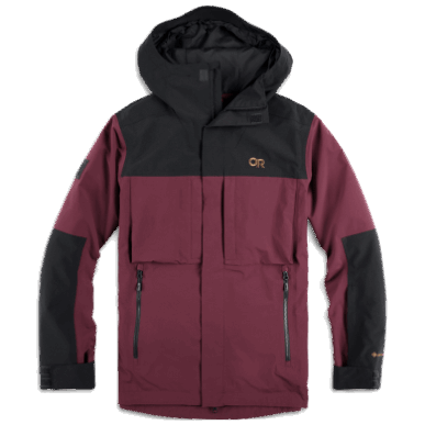 アウトドア メンズ クルシャン ストーム ジャケット カラマタ/ブラック