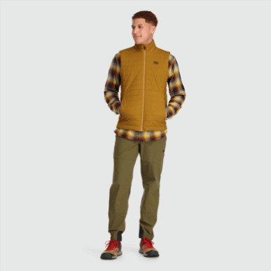 アウトドア メンズ シャドー断熱ベスト タプナード