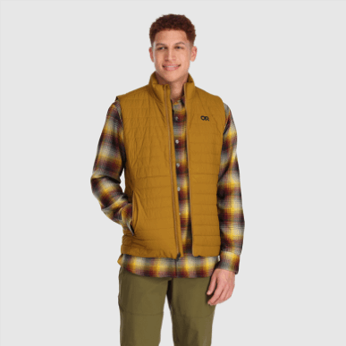 アウトドア メンズ シャドー断熱ベスト タプナード