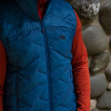 アウトドア メンズ スーパーストランド LT ベスト クラシック ブルー