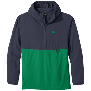 アウトドア メンズ フェロッシ アノラック ネイバル ブルー/スプラウト