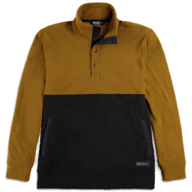 アウトドア メンズ トレイル ミックス スナップ プルオーバー Ii タプナード/ブラック