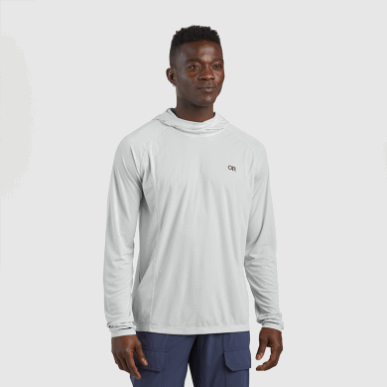 アウトドア メンズ エコー パーカー ペブル