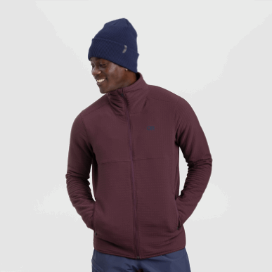 アウトドア メンズ ビガー プラス フリース ジャケット ブラック