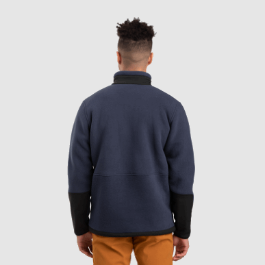 アウトドアメンズジュノーフリースジャケットネイバルブルー