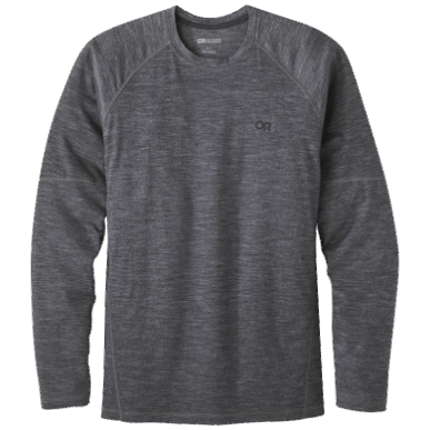 アウトドア メンズ アルパイン オンセット メリノ クルー チャコール ヘザー