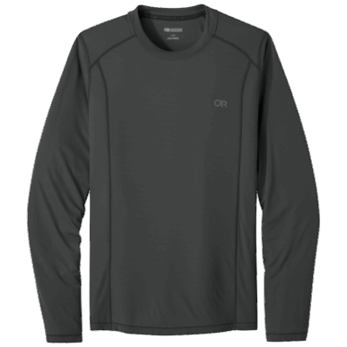 アウトドア メンズ エコー ロングスリーブ Tシャツ ストーム